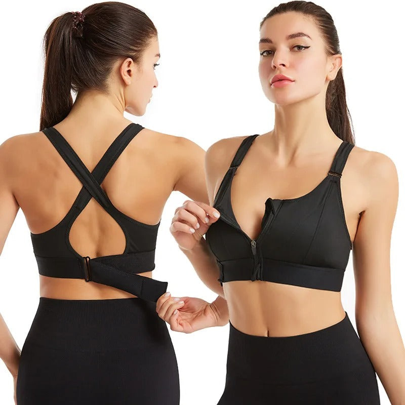 Front Zipper Best Selling Sports Casual or Gym Bra