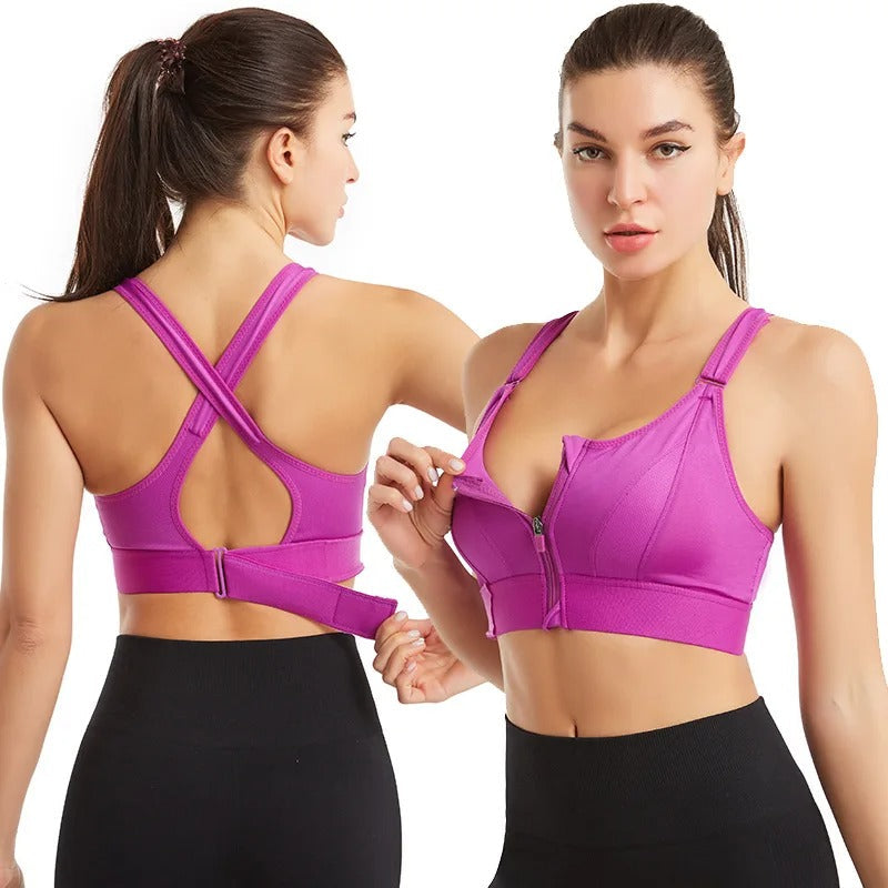 Front Zipper Best Selling Sports Casual or Gym Bra