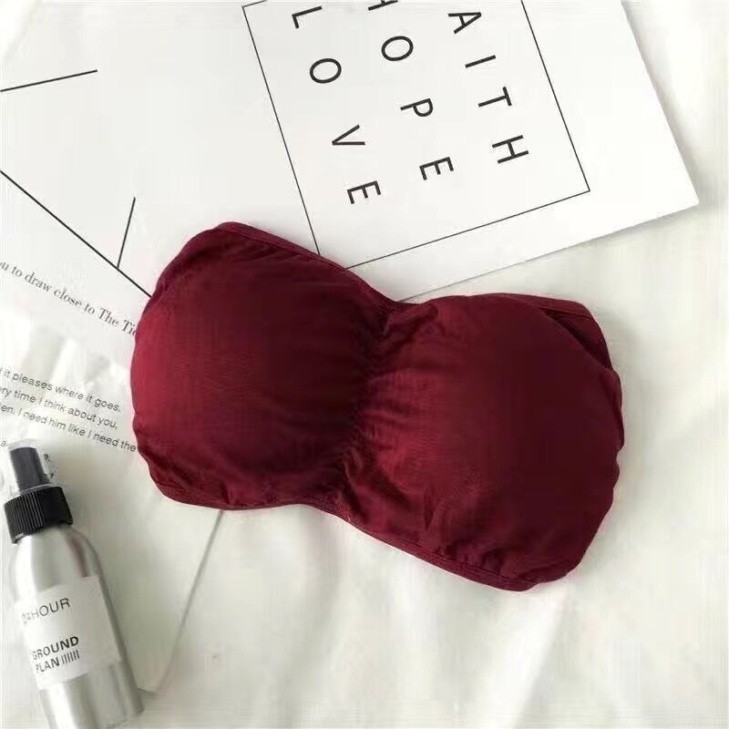 Strapless Thin Section Beautiful Back Bra Wrapped Tube Top