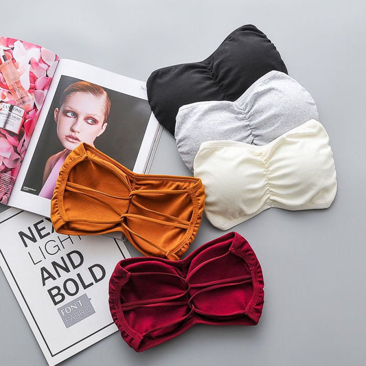 Strapless Thin Section Beautiful Back Bra Wrapped Tube Top