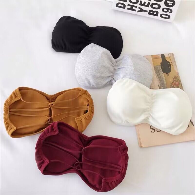 Strapless Thin Section Beautiful Back Bra Wrapped Tube Top